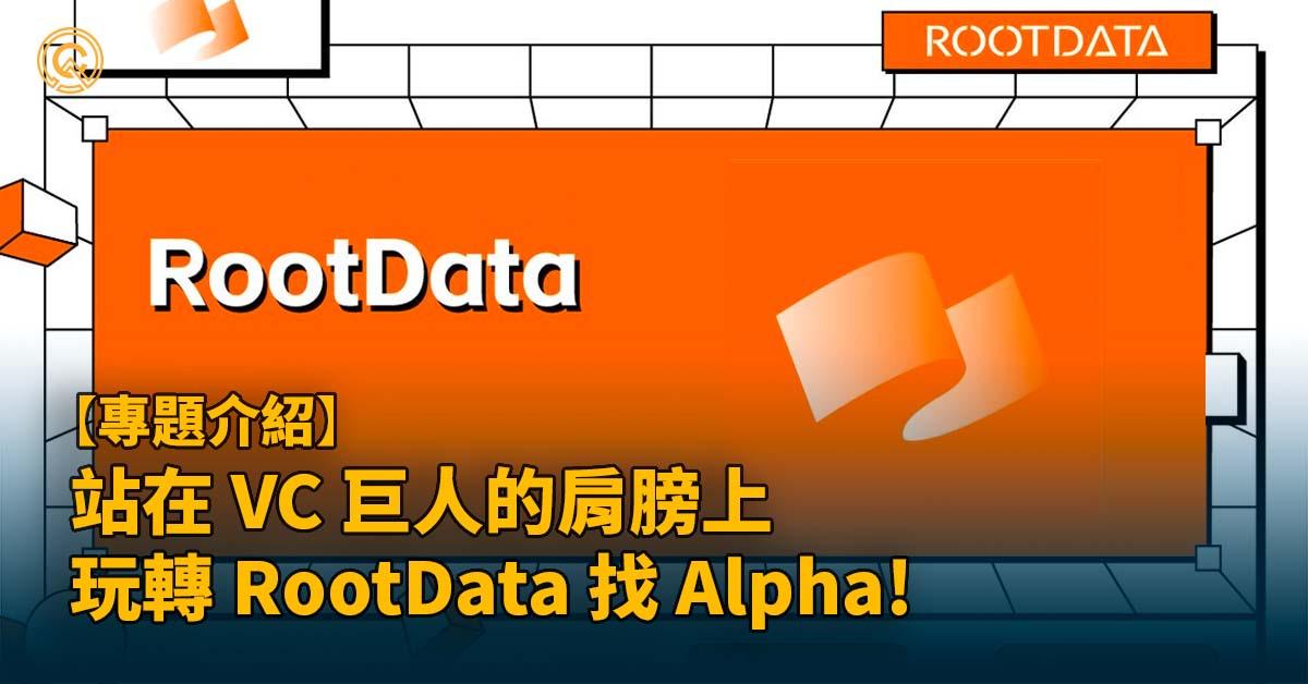 站在 VC 巨人的肩膀上，玩轉 RootData 找 Alpha