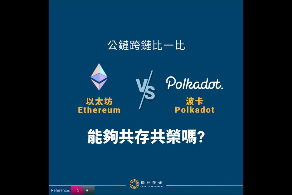 以太坊 Ethereum 與波卡 Polkadot 是共存共榮還是競爭對手？